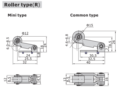 M5L21006T AIRTAC MANUAL VALVES, M5 SERIES ROLLER WITH FREE RETURN<BR>4 WAY 2 POSITION - 5 PORT, 1/8" NPT PORTS